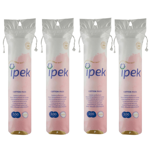 پد آرایش پاک کن 100 عددی ایپک | پک 4 عددی
