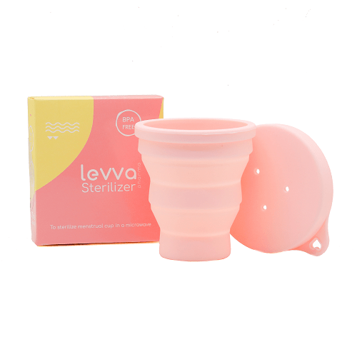 استریلایزر منفذ دار لیوا فارما ( ضدعفونی کننده ی کاپ قاعدگی ) رنگ صورتی