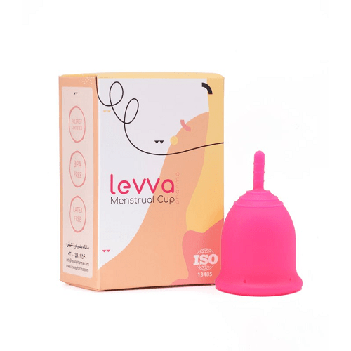 کاپ قاعدگی سایز متوسط رنگ صورتی لیوا فارما