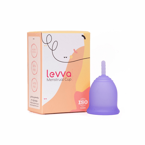 کاپ قاعدگی سایز متوسط رنگ بنفش لیوا فارما
