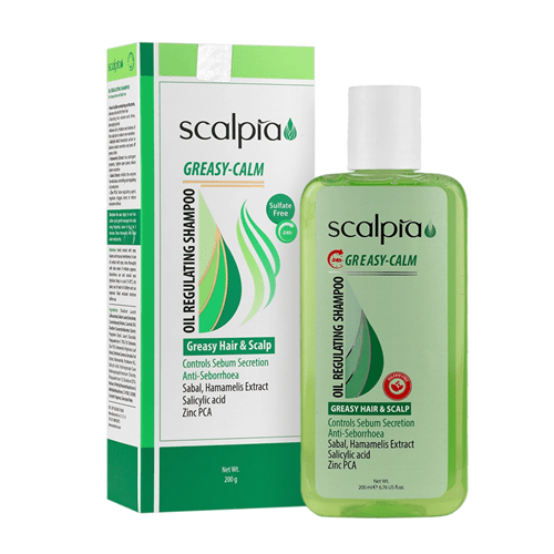شامپو روزانه کنترل کننده چربی سر اسکالپیا - مناسب موهای چرب | 200 میل