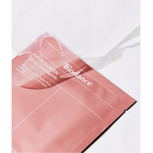 ماسک ورقه‌ای کلاژن‌ساز و آب‌رسانی عمیق بایودنس | بسته 1 عددی