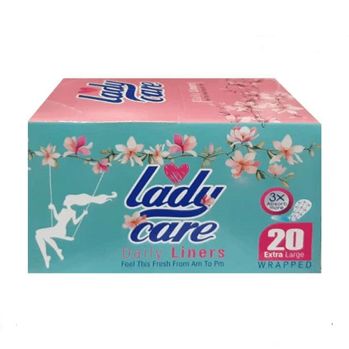 پد بهداشتی روزانه لیدی کر سایز بزرگ 20 عددی