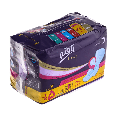 نوار بهداشتی بالدار یلدا ویژه شب تافته | 7 عددی