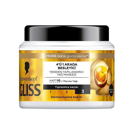 ماسک مو BESLEYICI مناسب موهای آسیب دیده گلیس | 400 میل