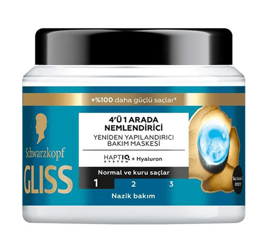 ماسک مو NEMLENDIRICI موهای معمولی و خشک گلیس | 400 میل