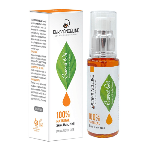 روغن هویج نرم کننده پوست و مو و ناخن درمنجلین | 60 میل