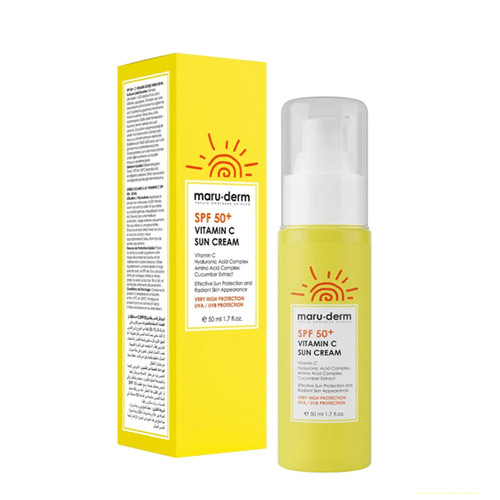 کرم ضد آفتاب مارودرم SPF 50 + مدل ویتامین C حجم | 50 میل