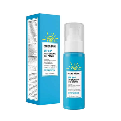 کرم ضد آفتاب و مرطوب کننده SPF 50+ مارودرم | 50 میل