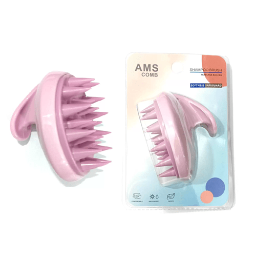 ماساژور سر سیلیکونی AMS comb (سرشور) |  رنگ رندوم