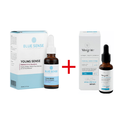 باندل سرم هیالورونیک مارگریت + رتینول بلوسنس