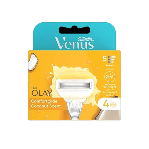 تیغ یدک ژیلت ونوس مدل COCONUT بسته 4 عددی