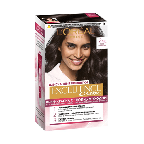 کیت رنگ مو فرانسوی Excellence لورال شماره 200