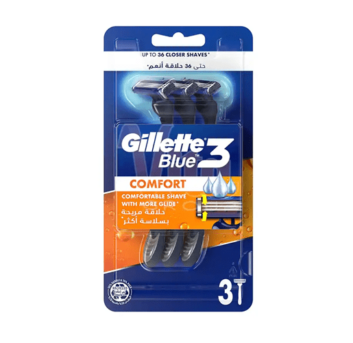 ژیلت Blue 3 مدل کامفورت | بسته 3 عددی