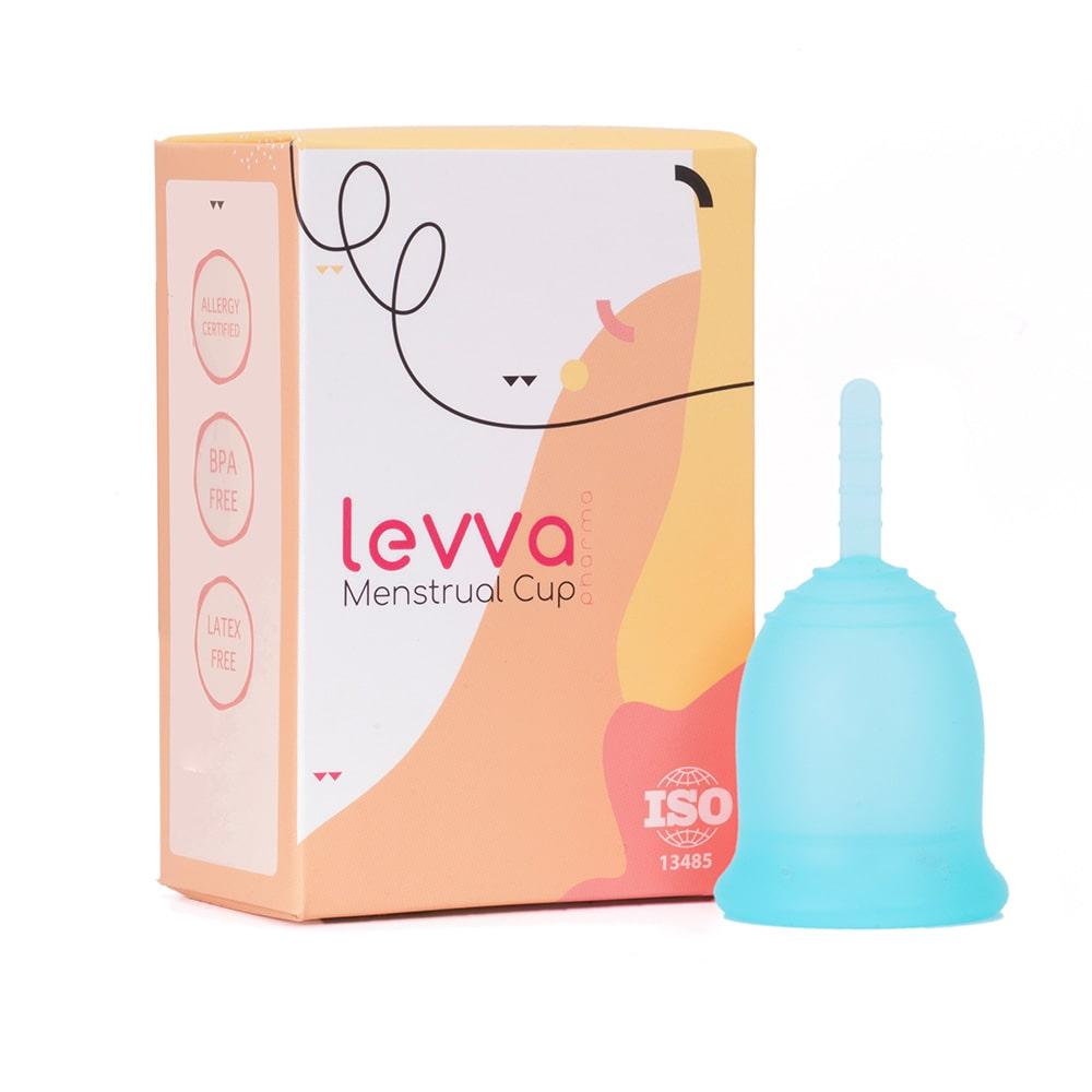 کاپ قاعدگی سایز کوچک رنگ سبز - آبی لیوا فارما