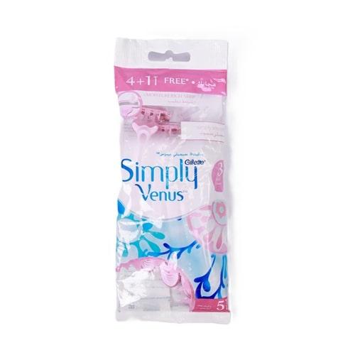 ژیلت زنانه 3 لبه ونوس Venus بسته 5 عددی