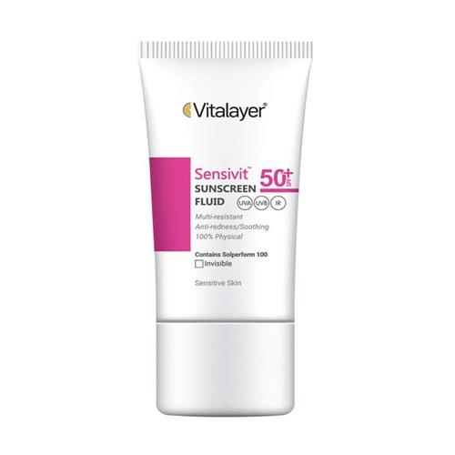 فلوئید ضد آفتاب SPF50 سنسی ویت ویتالیر | 50 میل