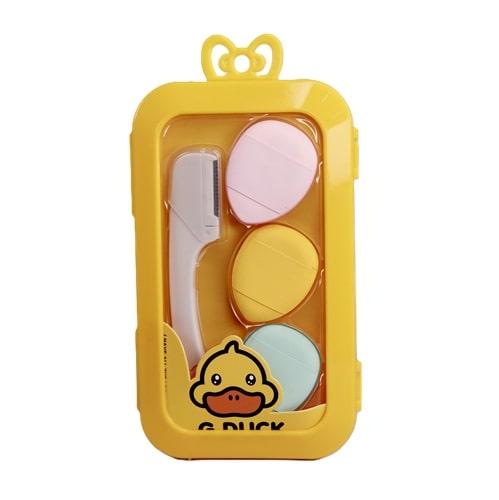 پد آرایشی انگشتی G.duck | بسته 3 عددی به همراه تیغ اصلاح ابرو